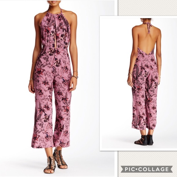 Free People Pants - NWT Free People Twisted Floral Jumpsuit